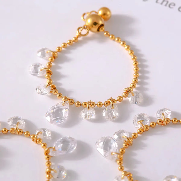 Crystal Ring | Stainless Steel