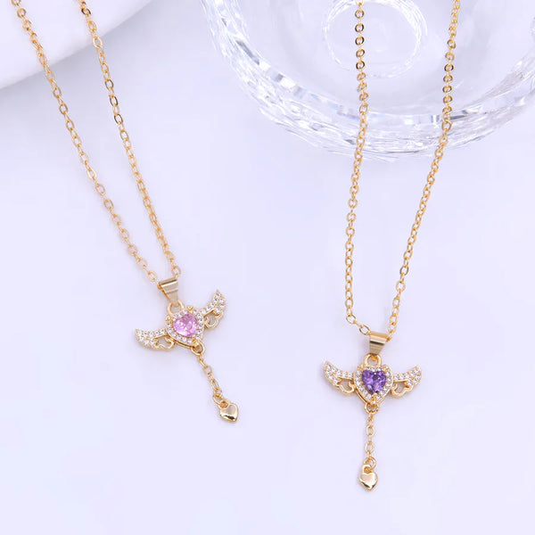 Sweet Heart Pendant Necklace | Copper
