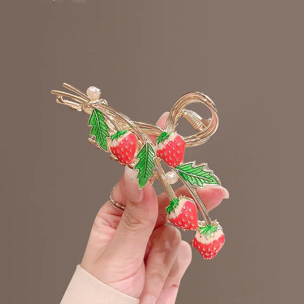 Sweet Artificial Pearl Hair Claw | Alloy