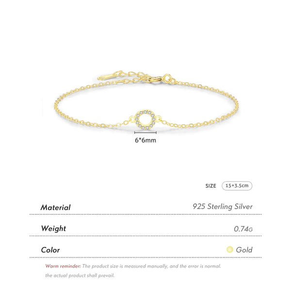 Content Zircon Bracelet | 925 Sterling Silver