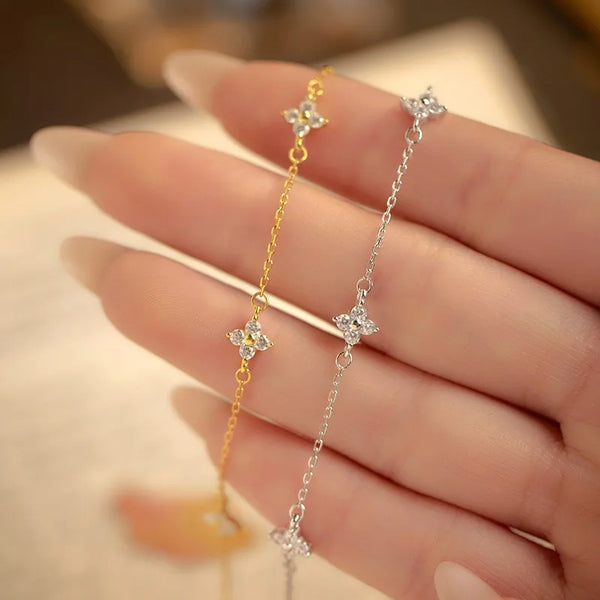 Clover Floral Bracelet | 925 Sterling Silver