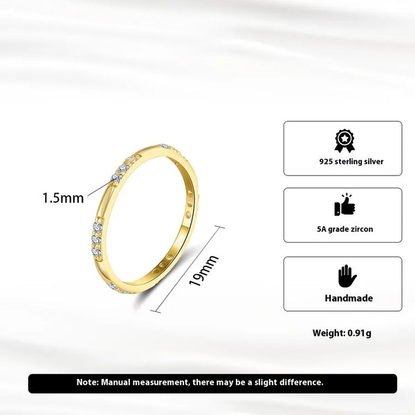 Zircon Ring | 925 Sterling Silver