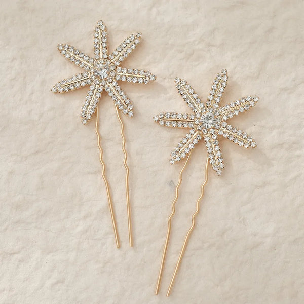 Floral Hairpin Headband | Copper