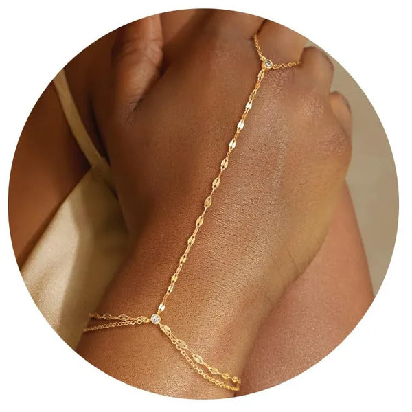 Minimalist Geometric Bracelet | Copper