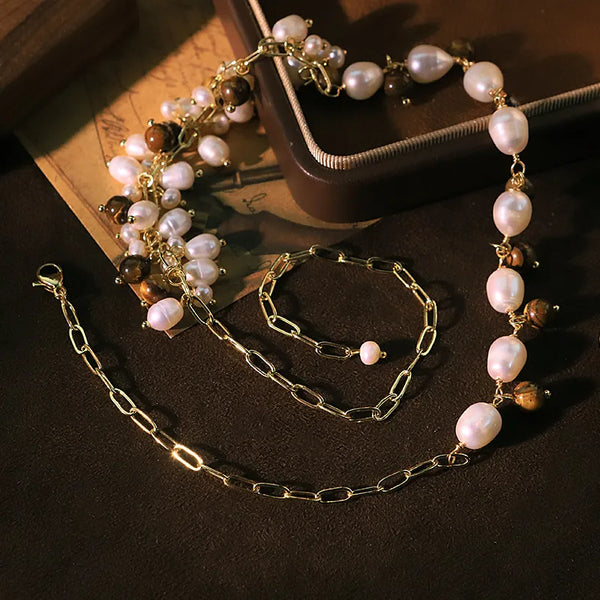 Eye Pearl Necklace | Freshwater Pearl