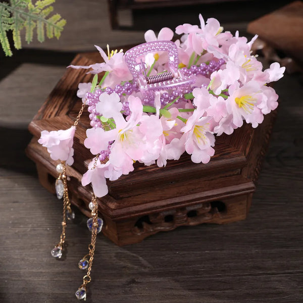 Floral Hair Claw | Resin