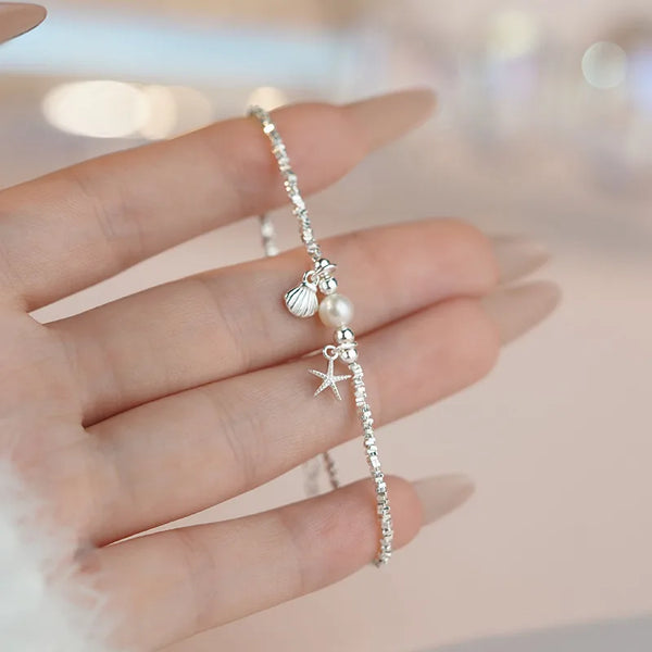 Shell Celestial Bracelet | 925 Sterling Silver