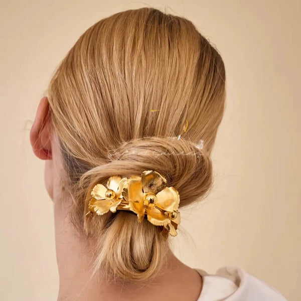 Floral Hair Clip | Iron