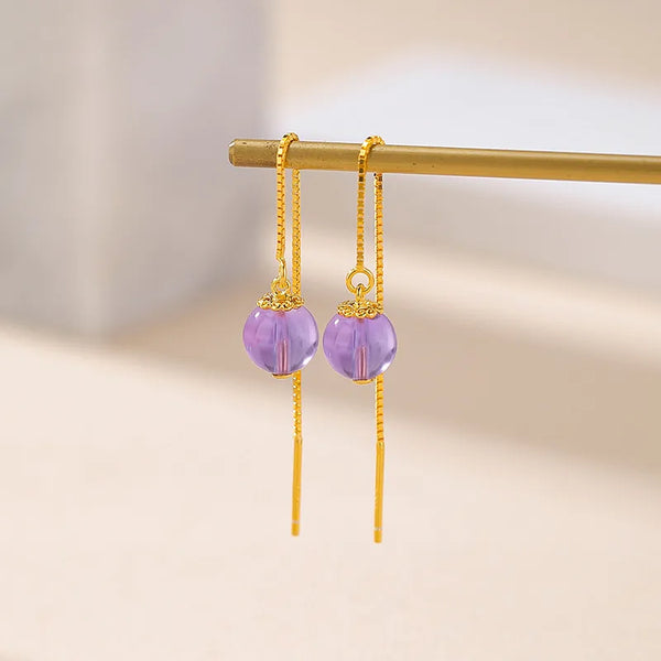 Silver-Plated Crystal Earrings | Sterling Silver