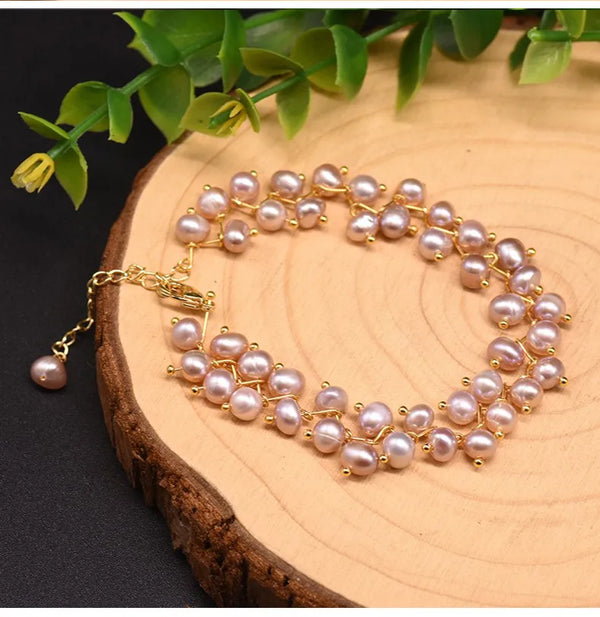 Gold-Plated Freshwater Pearl Bracelet | Freshwater Pearl