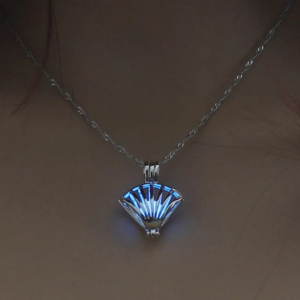 Blue Heart Necklace | Copper