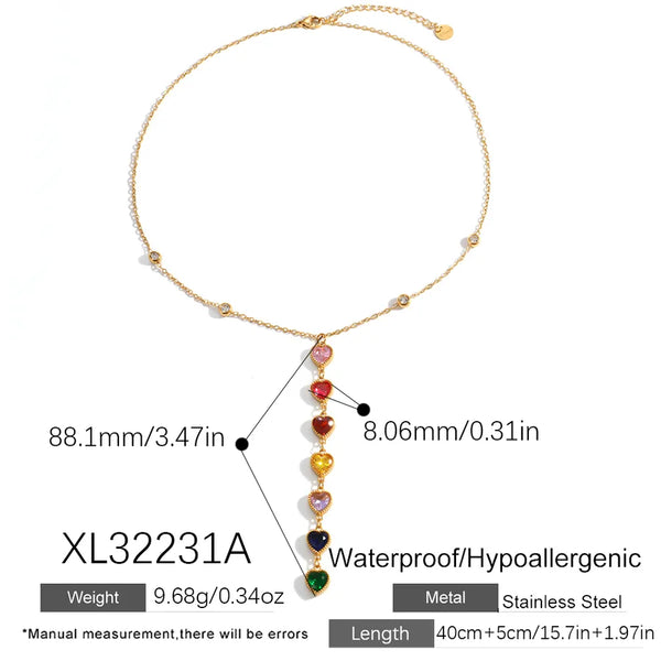 Heart Necklace | Stainless Steel