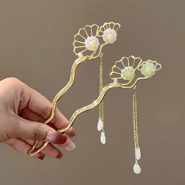 Perfect Floral Hairpin Headband | Alloy