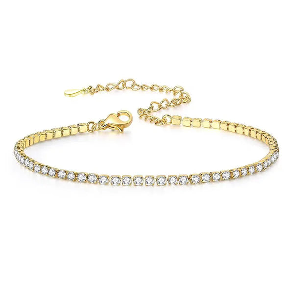 Basic Zircon Bracelet | 925 Sterling Silver