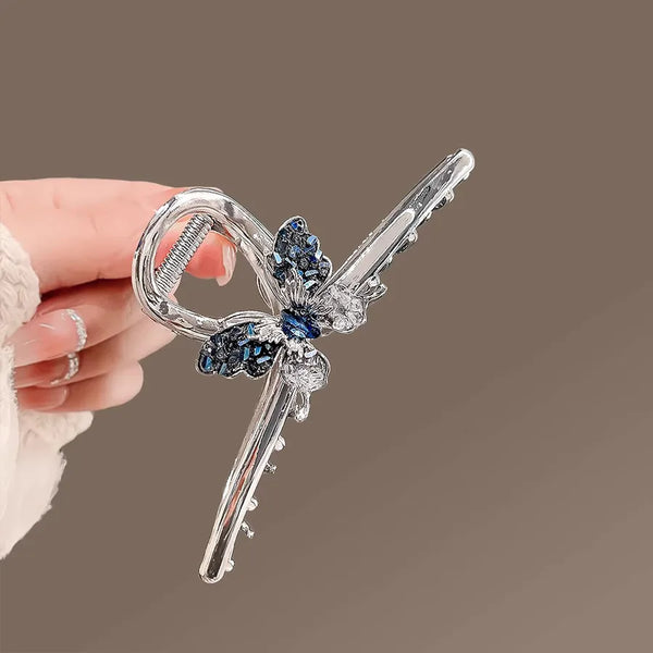 Crystal Butterfly Hair Claw | Crystal