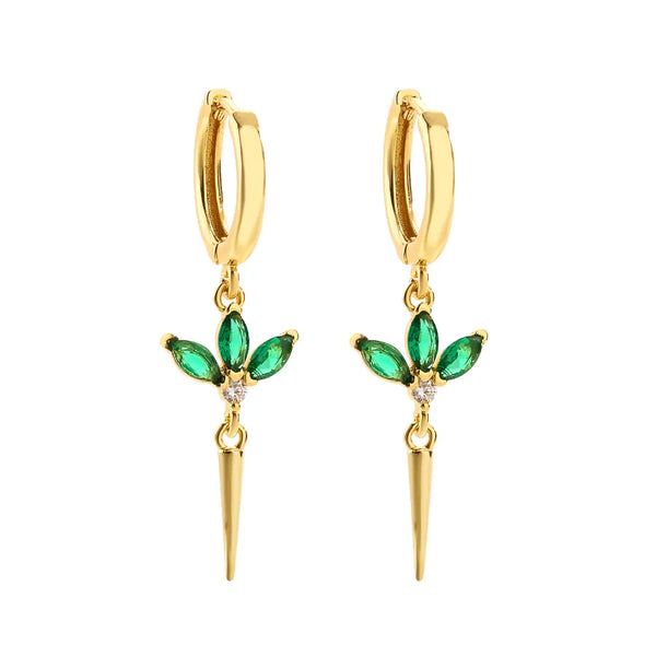 Zircon Earrings | Copper