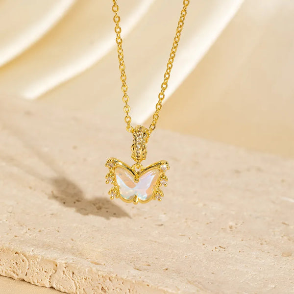 Butterfly Necklace | Copper