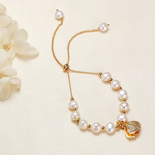 Shell Freshwater Pearl Bracelet | Freshwater Pearl