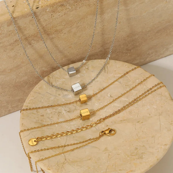 Minimalist Heart Necklace | Stainless Steel