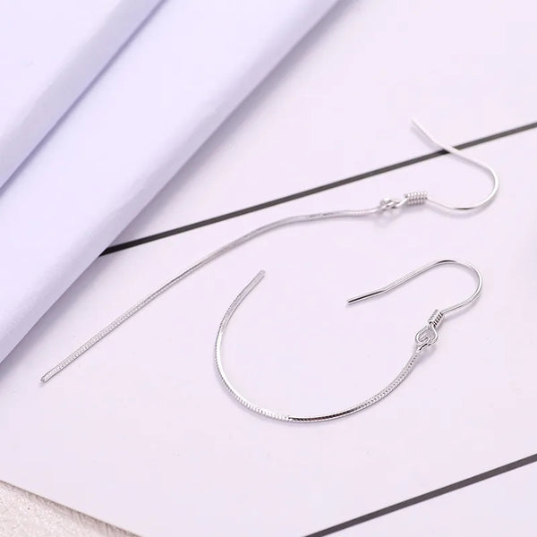 Long Drop Earrings | 925 Sterling Silver