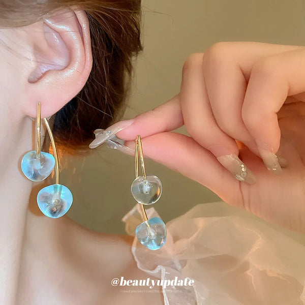Cherry Drop Earrings | 925 Sterling Silver