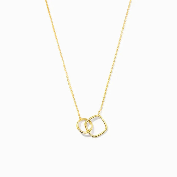 Minimalist Geometric Necklace | Sterling Silver