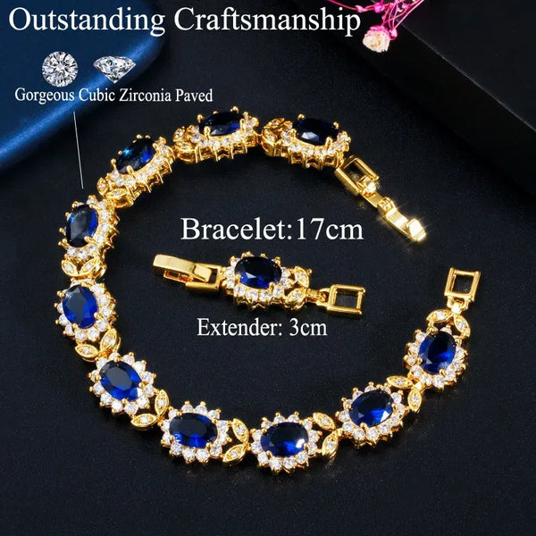 Tennis Zircon Bracelet | Copper