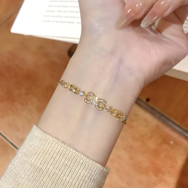 Double Geometric Bracelet | Copper