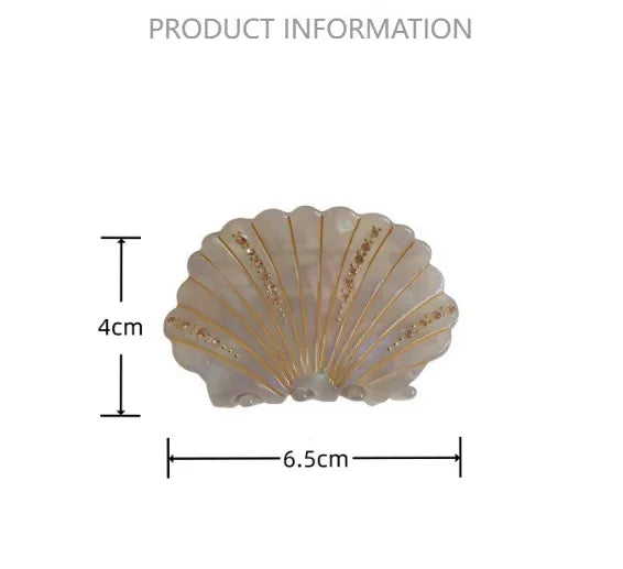 Shell Hair Claw Hair Clip | Acetic acid sheets