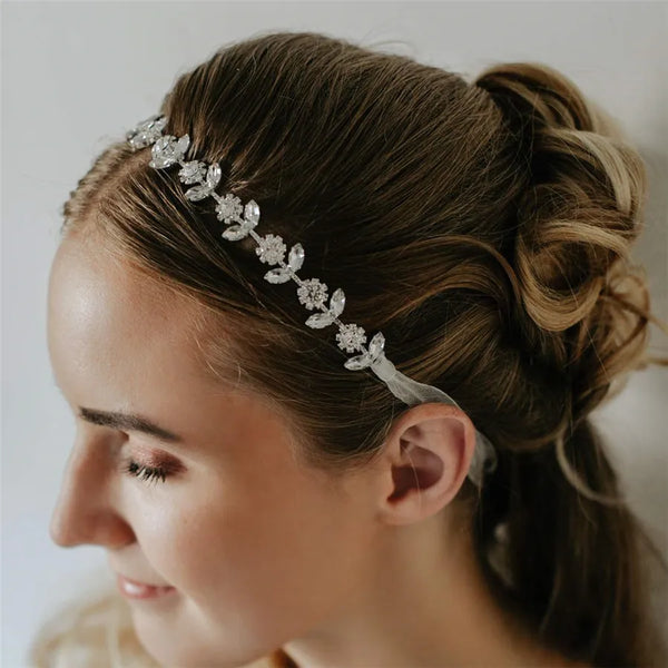 Leaf Headband | Crystal