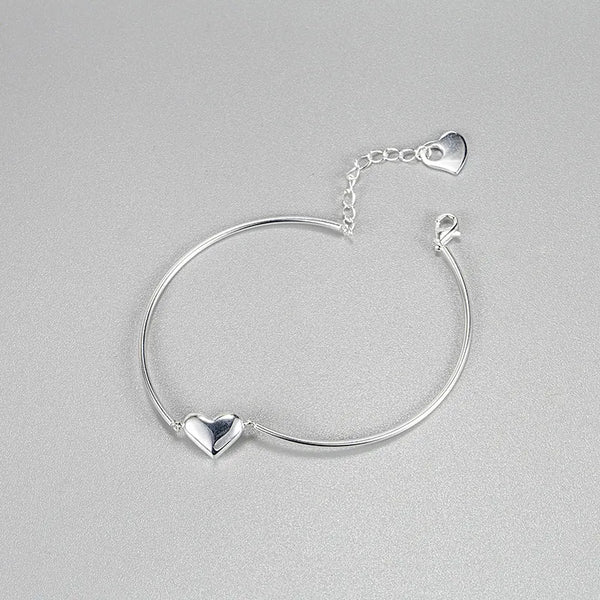 Heart Bracelet | 925 Sterling Silver