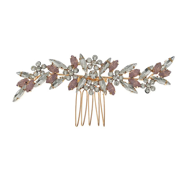 Zircon Hair Comb Headband | Alloy