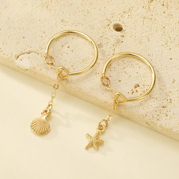 Vintage Celestial Ring Charm | Copper