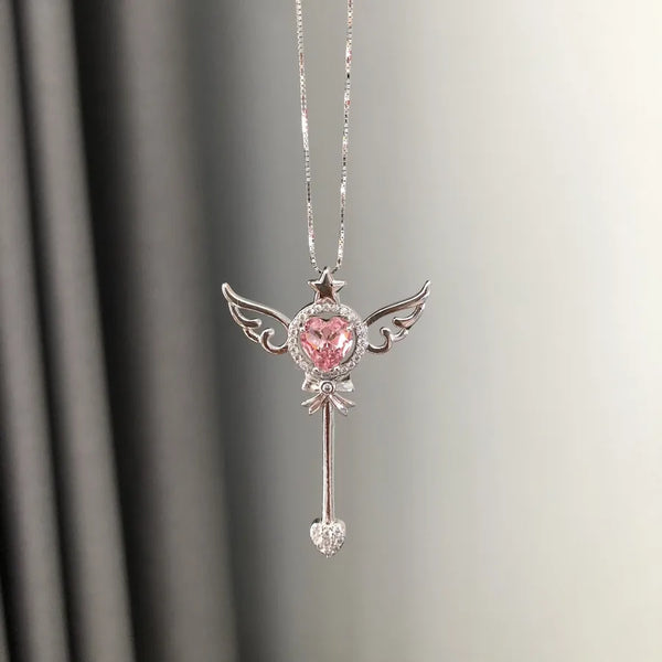 Celestial Heart Necklace | 925 Sterling Silver