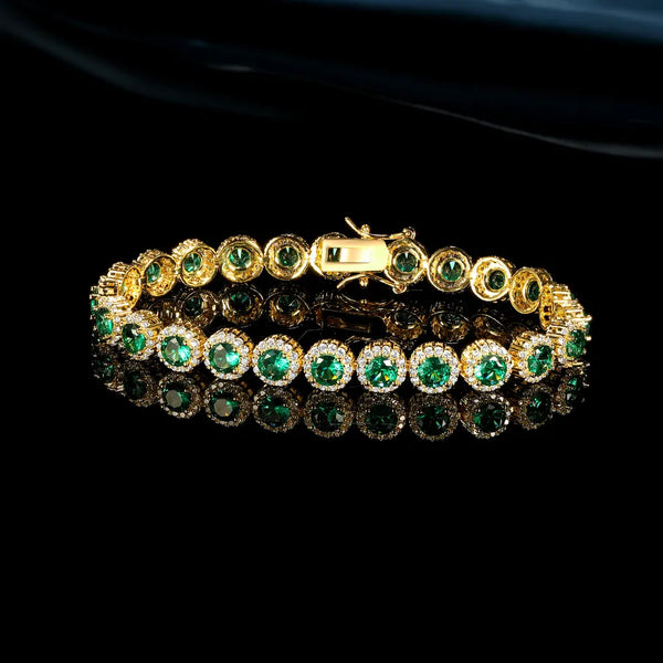 Eight Zircon Bracelet | Copper