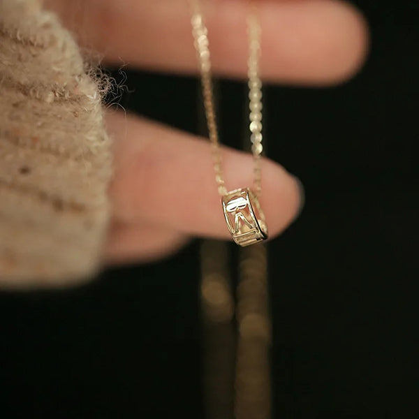 Letter Floral Necklace | 925 Sterling Silver