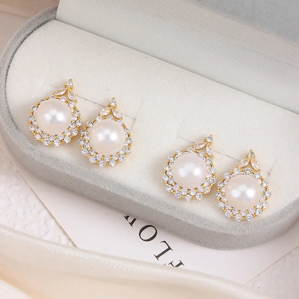 Setting Freshwater Pearl Stud Earrings | 925 Sterling Silver