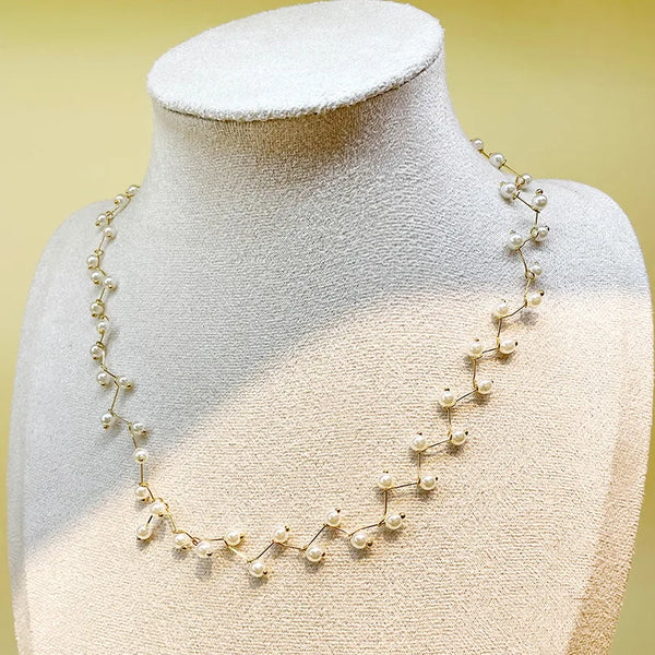 White Celestial Necklace | Stainless Steel