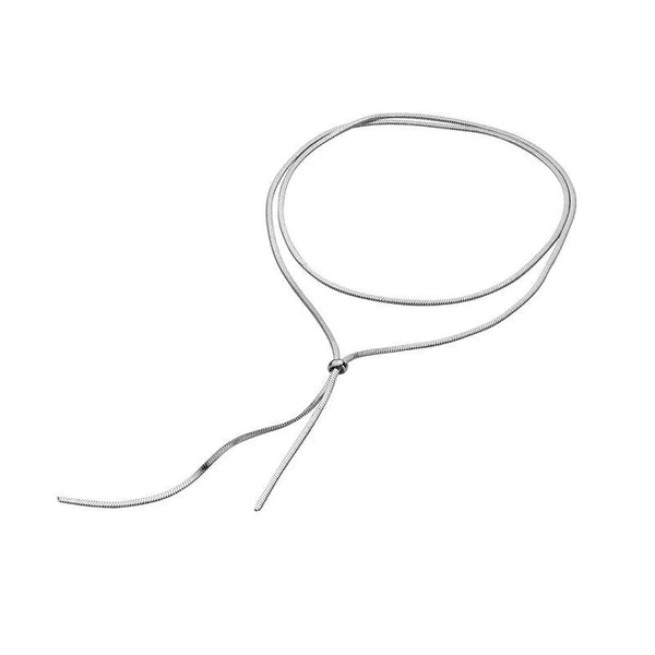 Classic Pendant Necklace | Titanium Steel