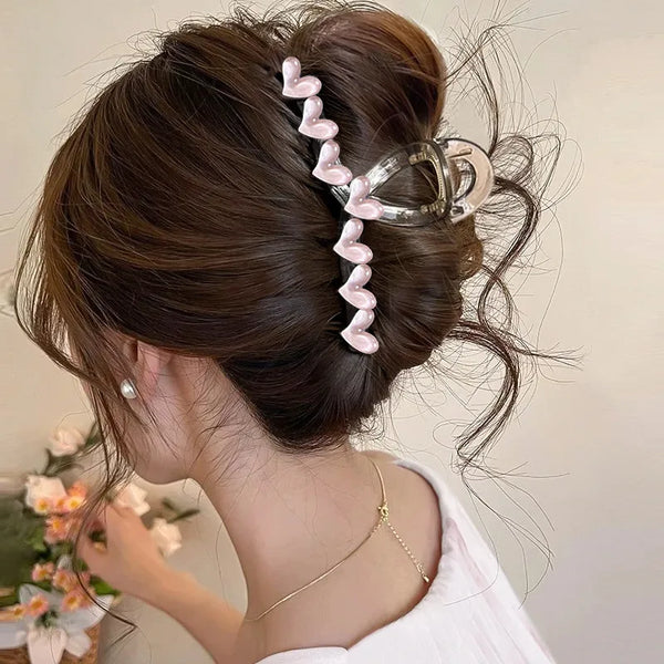 Heart Hair Clip | Resin