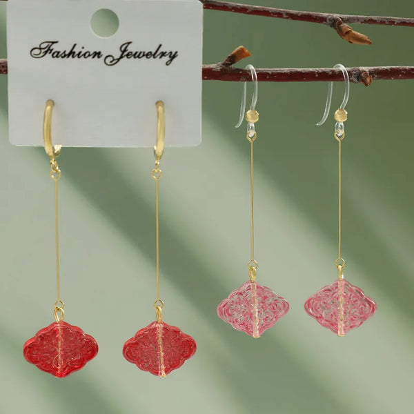 Black Geometric Earrings | Stainless Steel