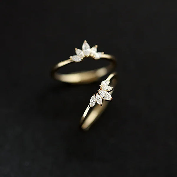 Minimalist Gold-Plated Ring | Sterling Silver
