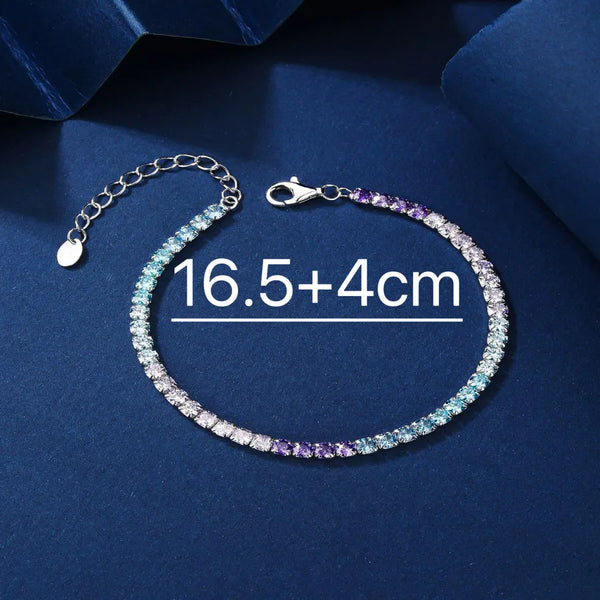 Clasp Zircon Bracelet | 925 Sterling Silver