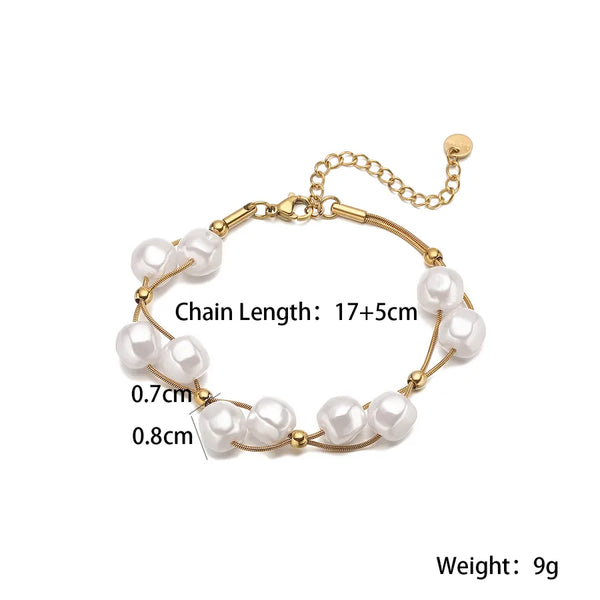 Commute Geometric Bracelet | Stainless Steel