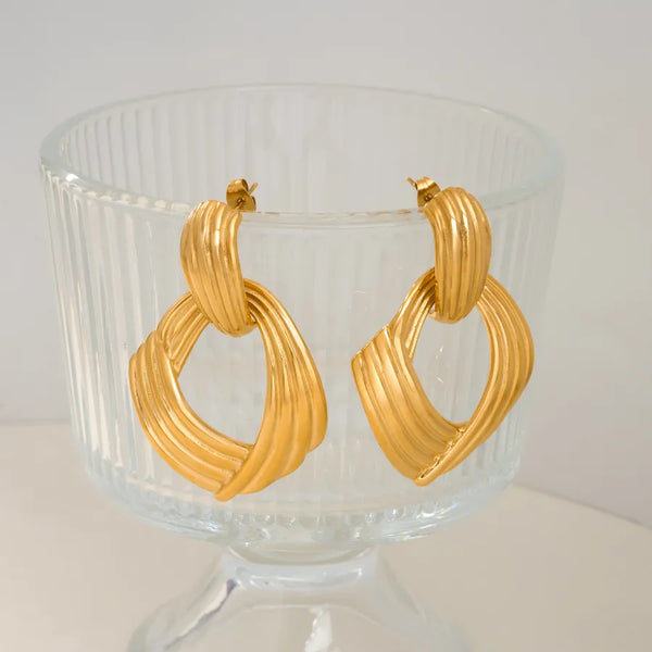 Vintage Stud Earrings | Stainless Steel