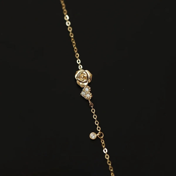Crystal Floral Bracelet | 925 Sterling Silver