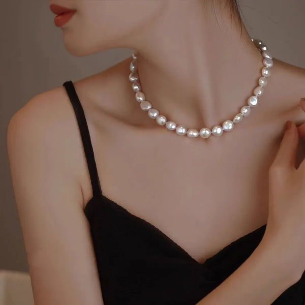 Freshwater Pearl Choker Necklace | Freshwater Pearl
