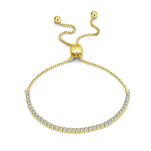 Rhinestone Bracelet | 925 Sterling Silver