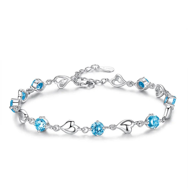 Heart Bracelet | 925 Sterling Silver