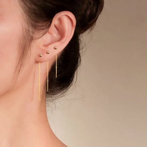 Ball Geometric Earrings | 925 Sterling Silver